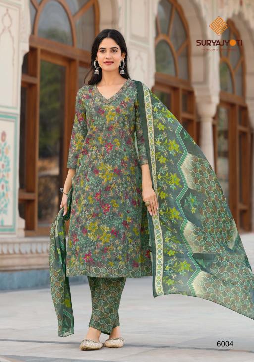 Suryajyoti rashmika vol-6 anarkali wholesale layered kurtis